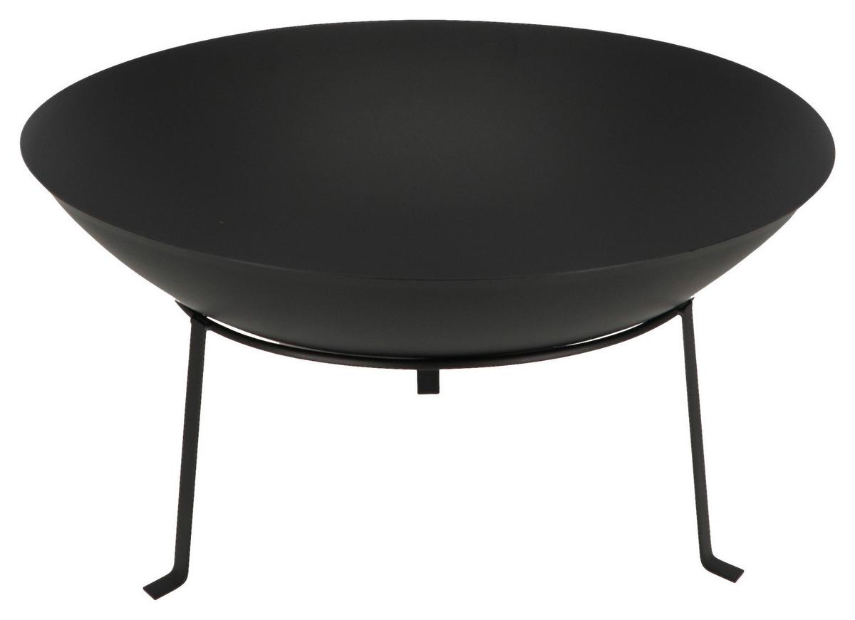 Feuerschale Sheila - Schwarz, MODERN, Metall (58.7/30.5cm)