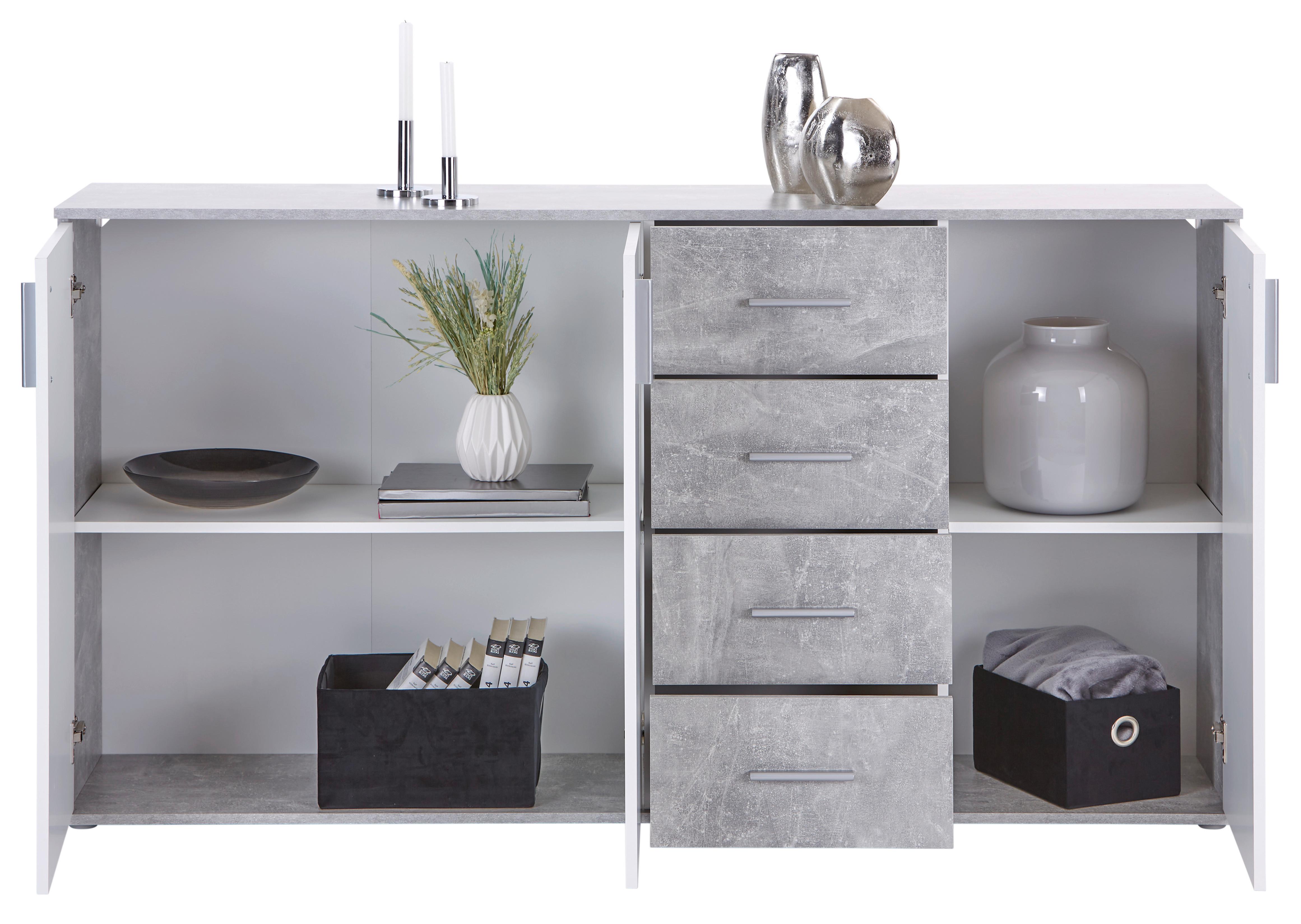 Kommode in modernem Betonlook