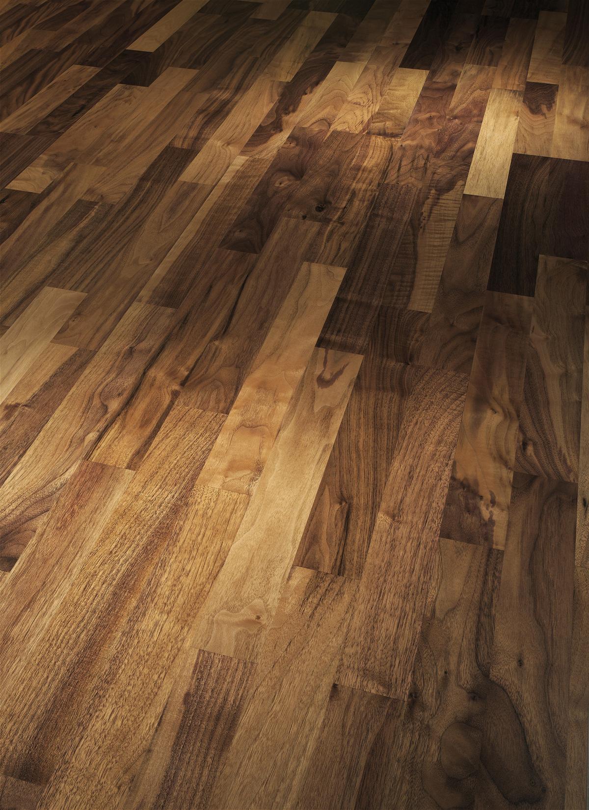 Parkettboden Amerik. Walnuss Matt - Dunkelbraun, LIFESTYLE, Holz (220/18,5/1,3cm) - Parador