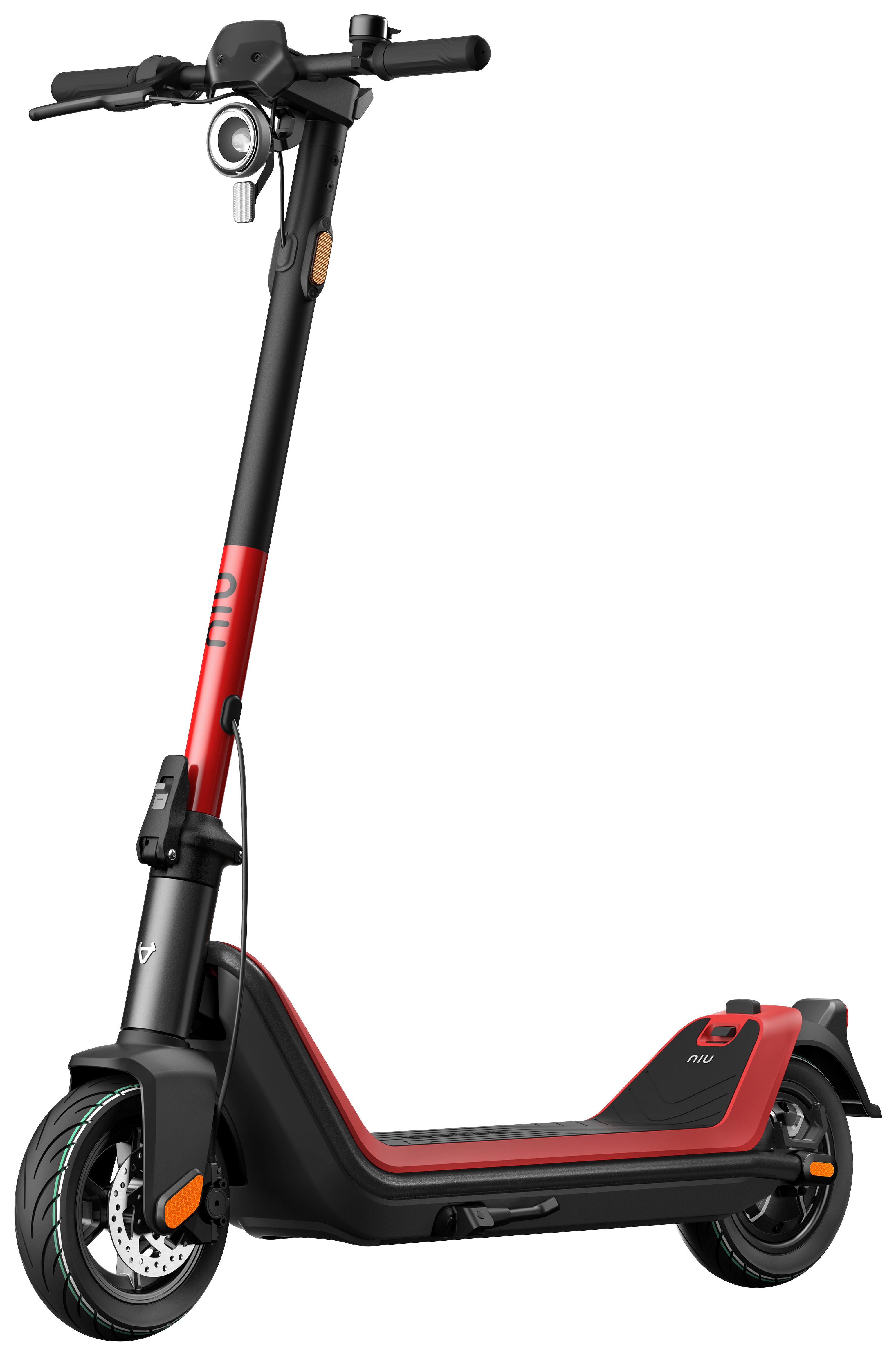 E-scooter Klappbar Niu Kqi3 Sport + Digitale Tachoanzeige - Rot, KONVENTIONELL, Metall (117,3/17/120,2cm) - NIU
