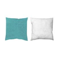 ZIERKISSEN Petrol 40x40 cm - Petrol, Basics, Textil (40/40cm)