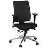 Drehstuhl Pro-Tec 350 Schwarz - Chromfarben/Schwarz, MODERN, Kunststoff/Textil (57/123/45cm) - MID.YOU