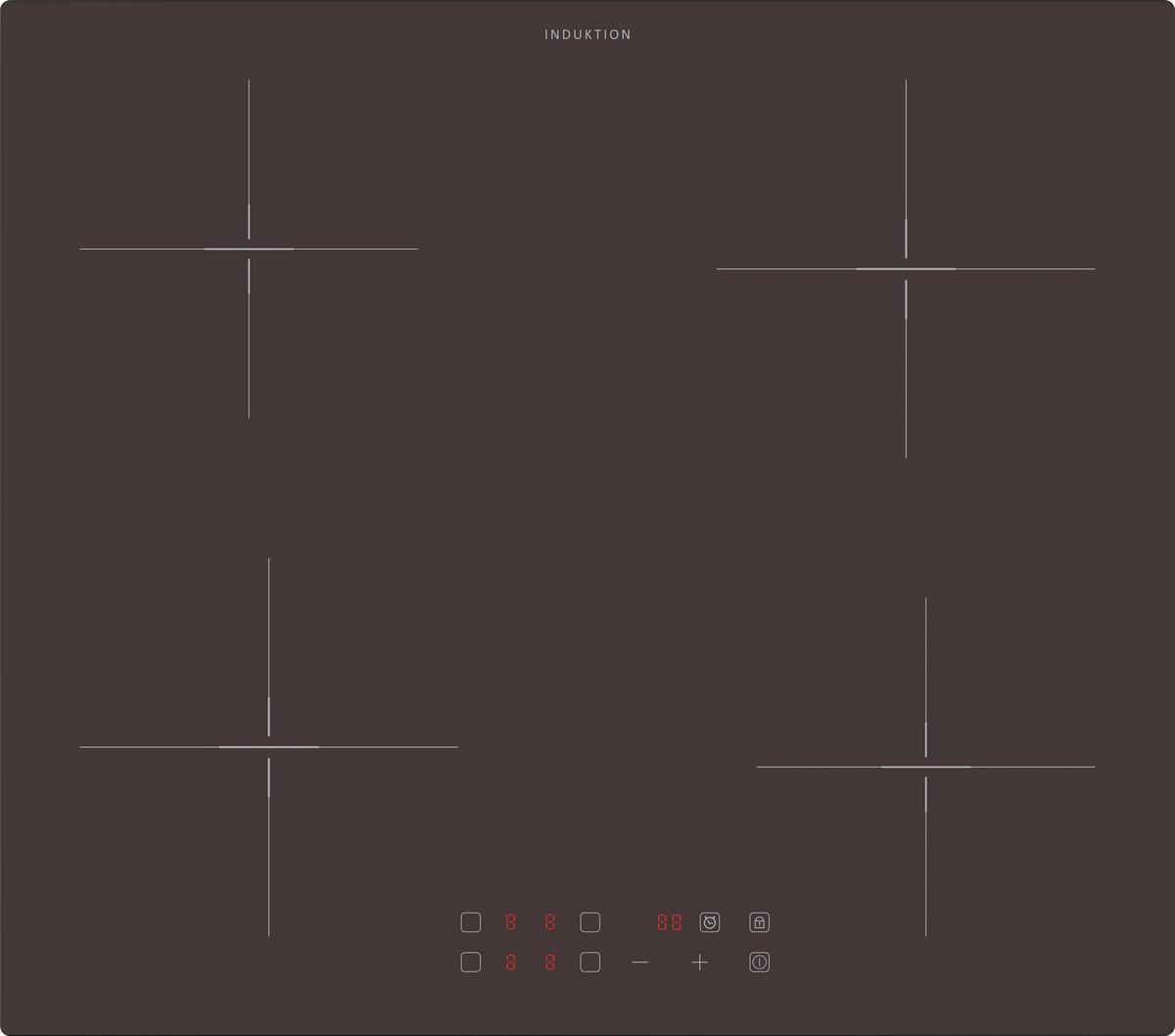 Induktionskochfeld Kfi925 - Schwarz, Design, Glas (59/55/52cm) - Oranier