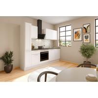 Küchenblock Marseille Z 250 White - Anthrazit/Weiß, Design, Holzwerkstoff (250cm) - MID.YOU
