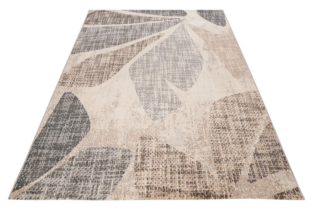 Outdoor-Teppich Beige Leaf 120/170 cm - Beige, KONVENTIONELL, Textil (120/170cm) - Esprit