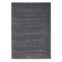 Hochflorteppich Bellevue Dunkelgrau 80x150 cm - Dunkelgrau, Basics, Textil (80/150cm) - Novel
