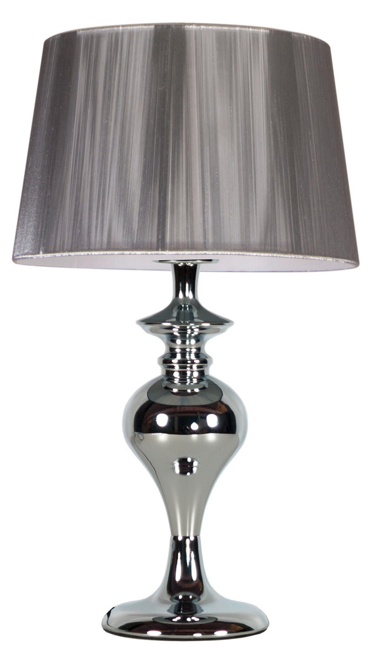 Tischleuchte 41-11954 - Silberfarben, Design, Metall (24/24/40cm)