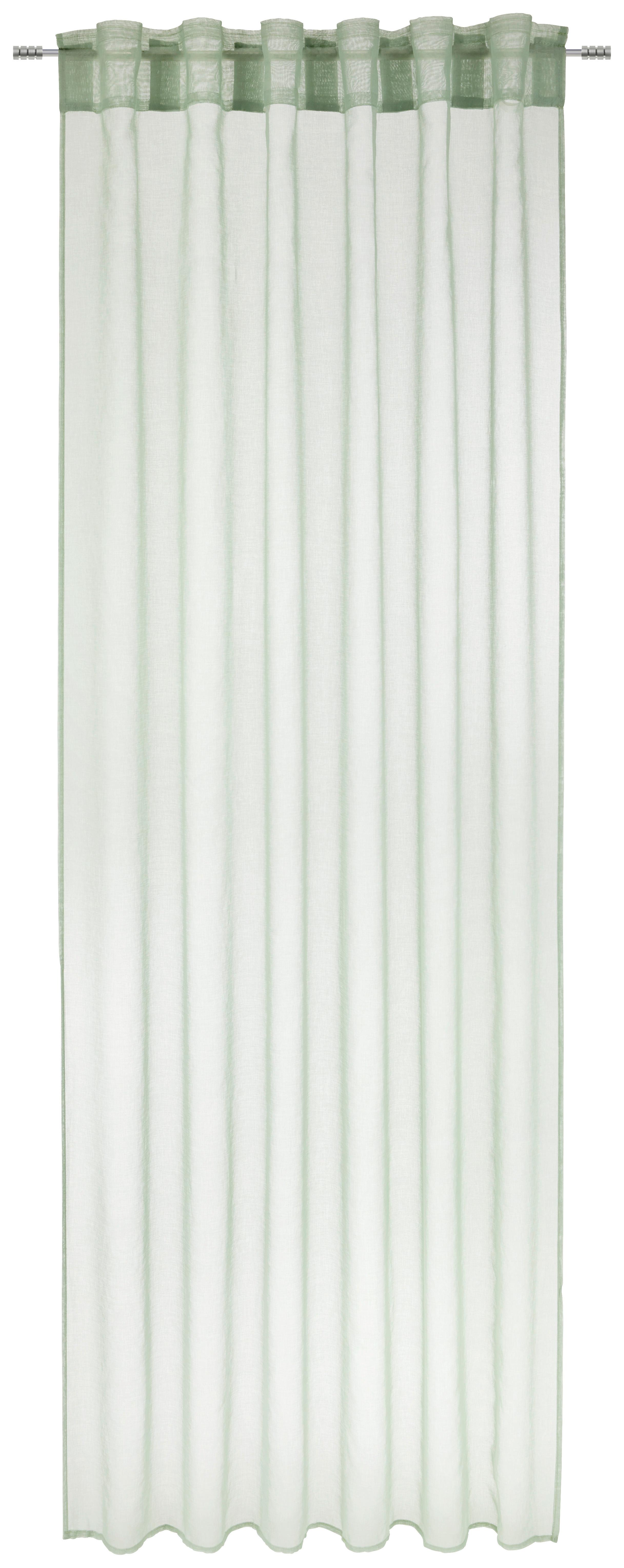 Závěs Tosca, 2x140/245cm, Sv.zelená - světle zelená, textil (140/245cm) - Modern Living