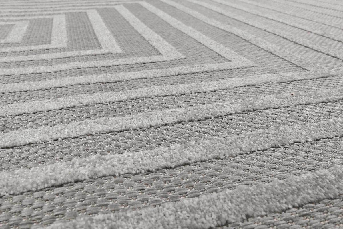 Outdoorteppich, 160x225 Cm Carolina - Silberfarben, Design, Textil (160/225cm) - Esprit