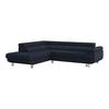 Ecksofa Savona - Dunkelblau, MODERN, Textil (230/270cm) - Ondega
