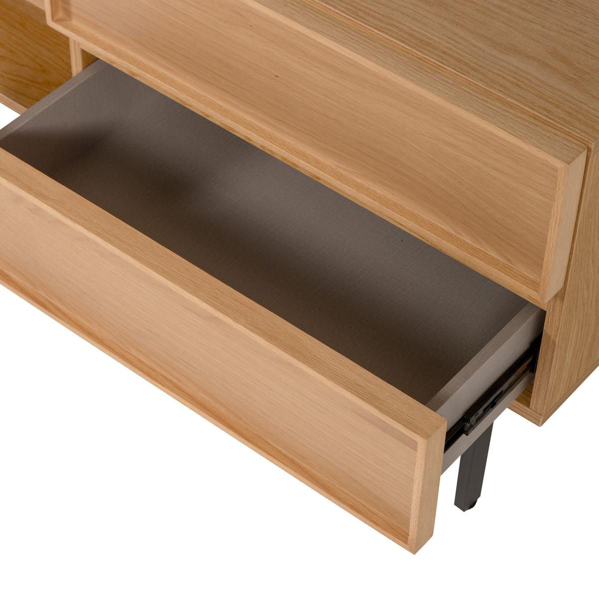 LOWBOARD Tours Naturfarben B: 180cm - Schwarz/Naturfarben, Design, Holzwerkstoff (180/51/42cm) - Livetastic