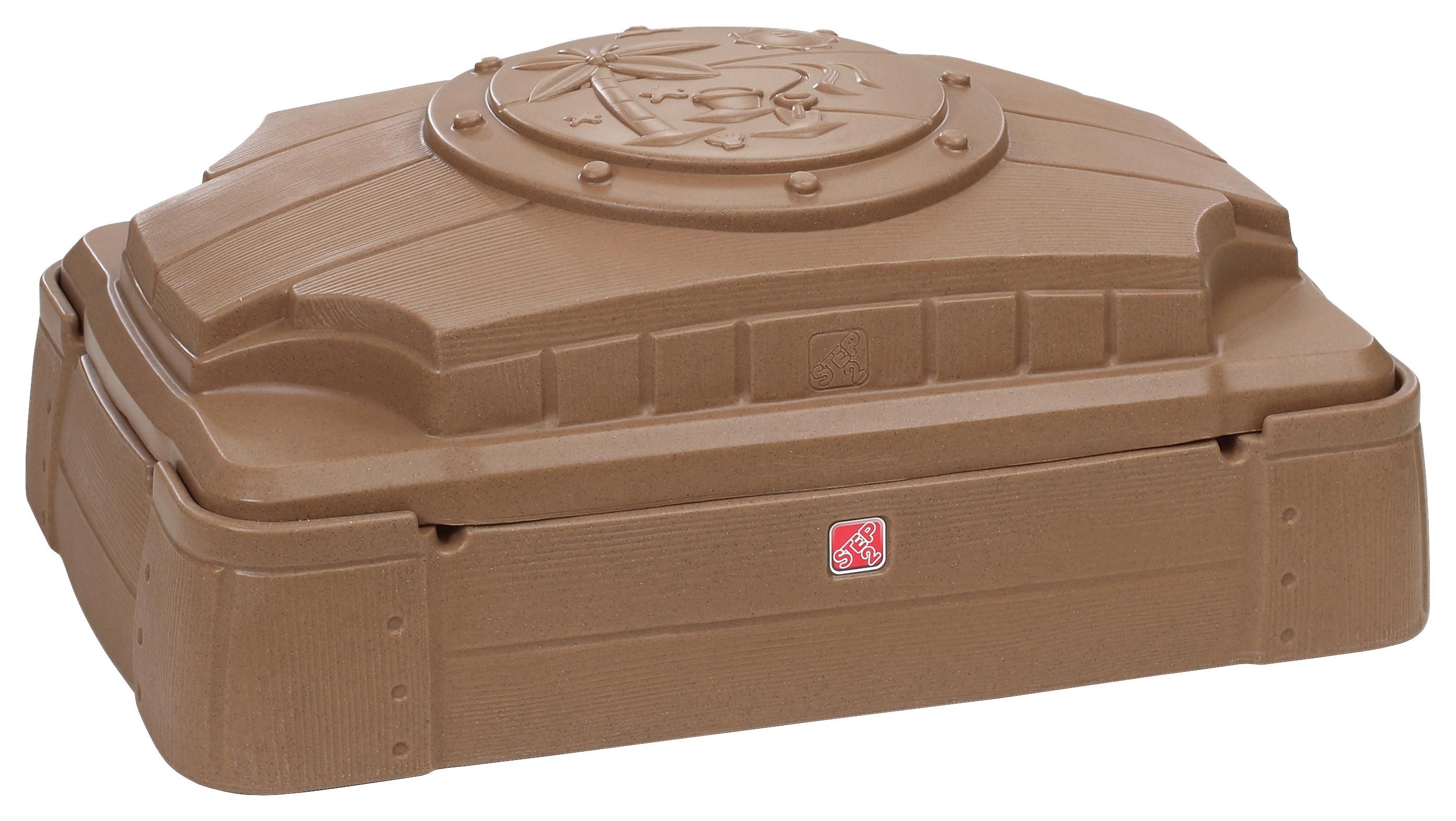 Sandkasten 830200 - Braun, KONVENTIONELL, Kunststoff (106,68/27,9/71,1cm) - Ambia Garden