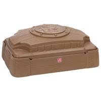 Sandkasten 830200 - Braun, KONVENTIONELL, Kunststoff (106,68/27,9/71,1cm) - Ambia Garden
