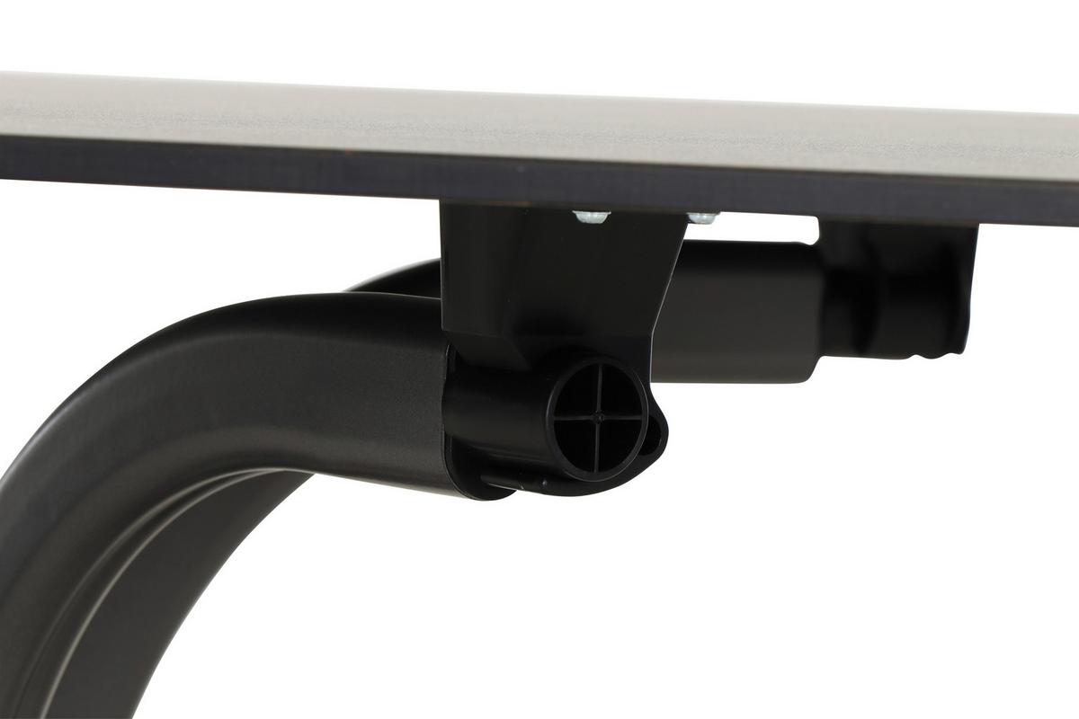 Gartentisch Klappbar Metall/ Kunststoff/Holz L 80 cm - Anthrazit, KONVENTIONELL, Holzwerkstoff/Kunststoff (80/80/71cm) - Siena Garden