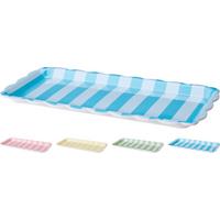 Serviertablett Simon - Blau/Pink, Basics, Kunststoff (15/1,7/32cm)