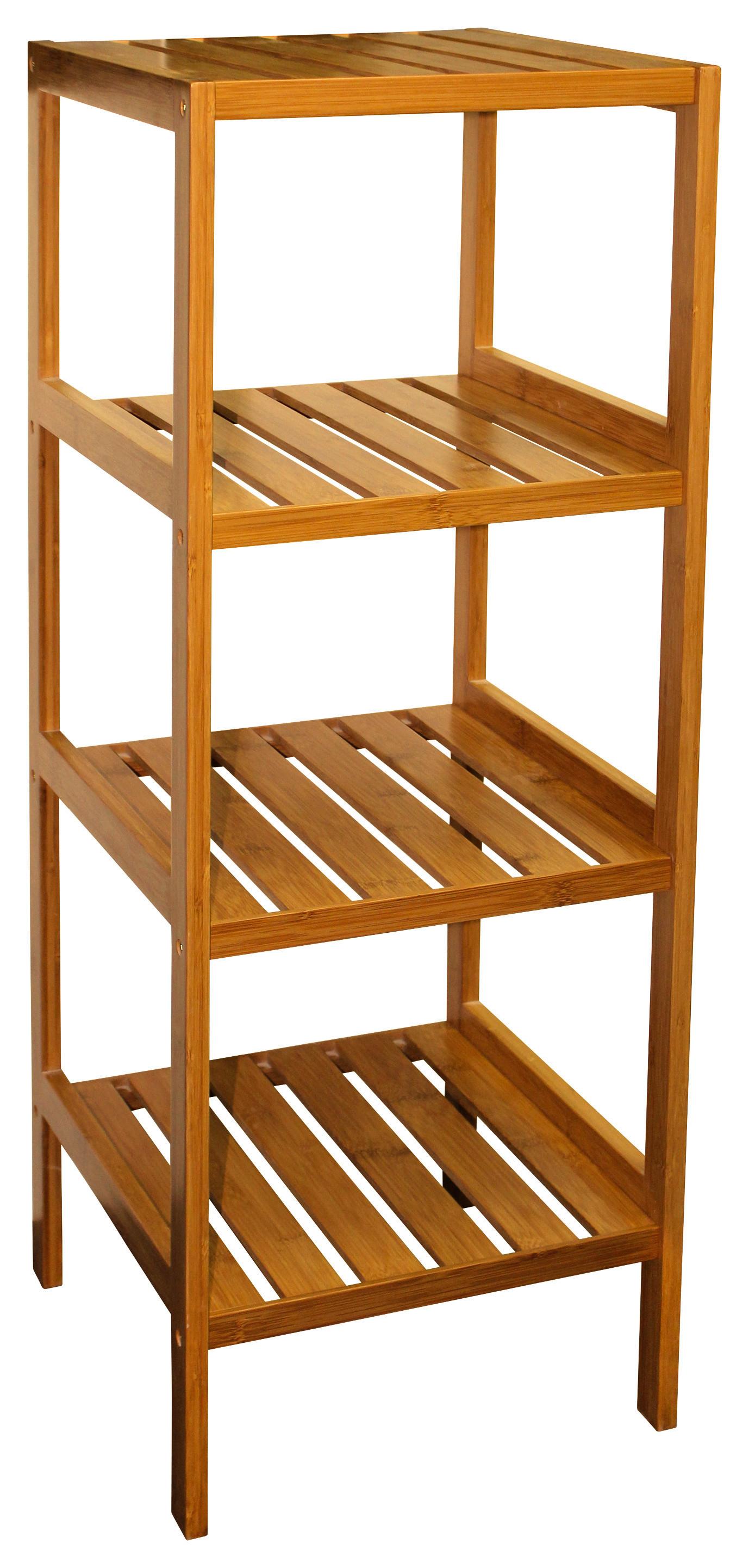 Regál Franz - prírodné farby, Moderný, drevo (35/86/34cm)