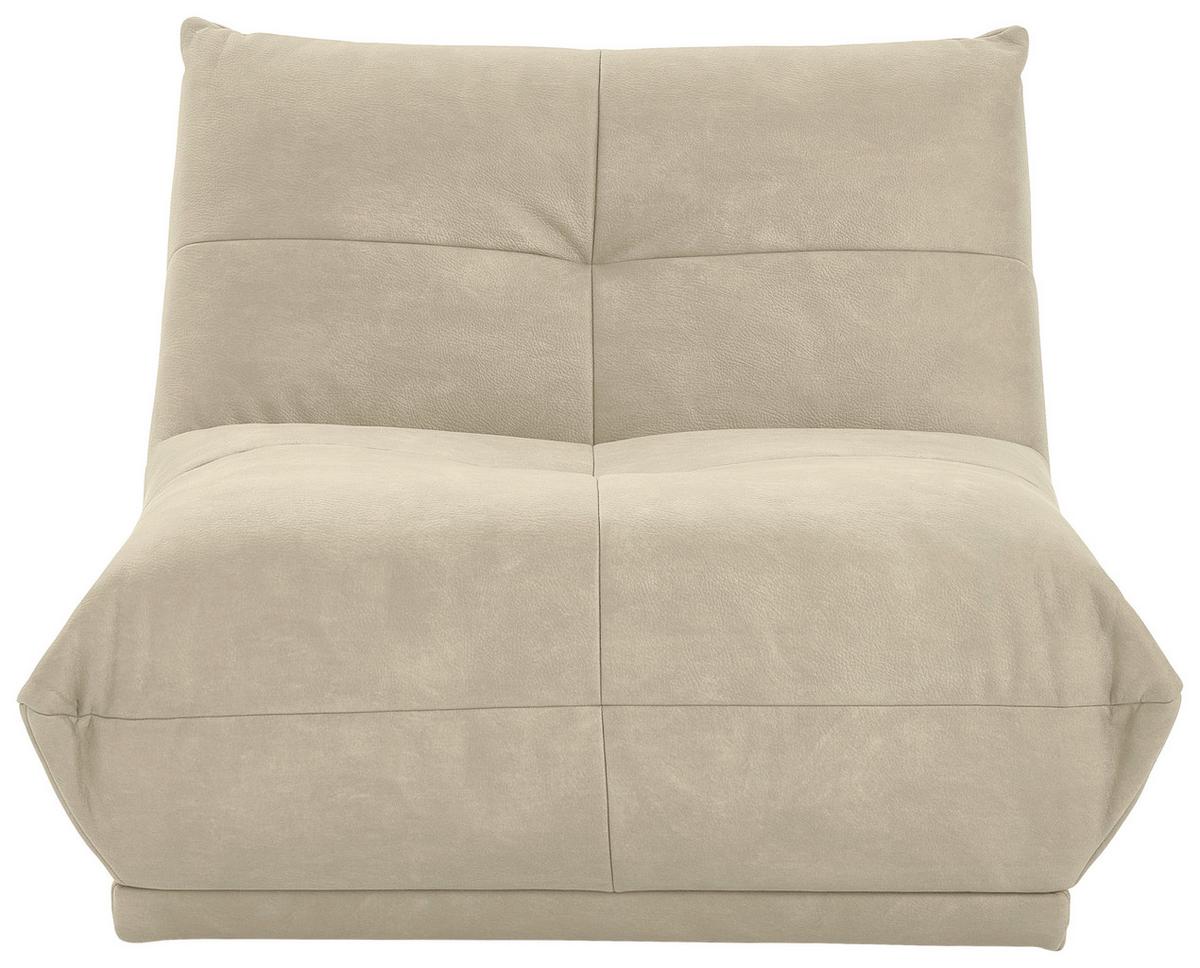 Modul Sofa Giselle 2er Sofa B: 105 Cm Creme - Creme, Trend, Textil (105/80/112cm) - Livetastic