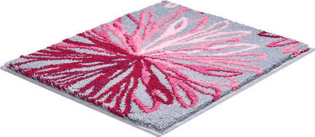 KOBEREC DO KOUPELNY B4245-076001071 - šedá/růžová, Basics, textil (50/60cm) - Grund