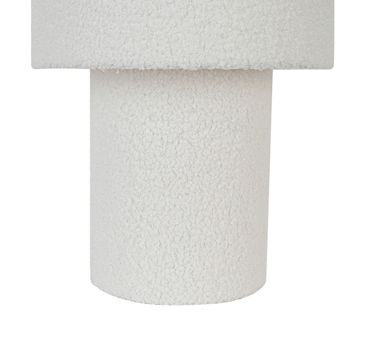 Tischleuchte Ston Grau/Schwarz max. 40 Watt - bílá/přírodní barvy, Moderní, kov/textil (28/44cm) - Mömax