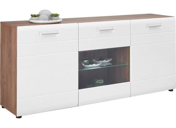Sideboard Avensis - Eichefarben/Schwarz, MODERN, Holzwerkstoff (180/82,6/43,1cm) - Luca Bessoni Sideboard Avensis - Eichefarben/Schwarz, MODERN, Holzwerkstoff (180/82,6/43,1cm) - Luca Bessoni