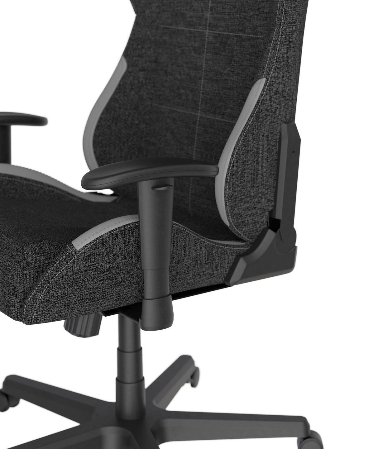 Gamingstuhl Formula Grau/Schwarz B: 70cm - Schwarz/Grau, KONVENTIONELL, Kunststoff/Textil (70/129/70cm) - Dxracer