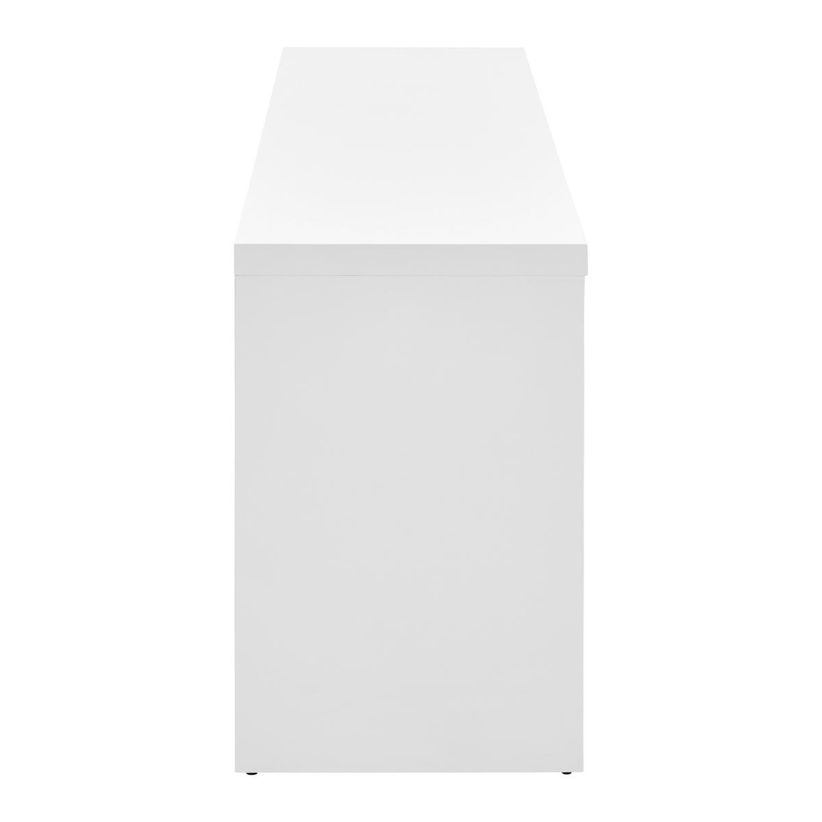 Nízka komoda LARIOS biela - čierna/biela, Modern, kompozitné drevo/plast (143/61/40cm) - Mömax