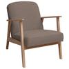 Sessel Retro - Hellbraun/Buchefarben, MODERN, Holz/Textil (63/78/78cm) - Livetastic