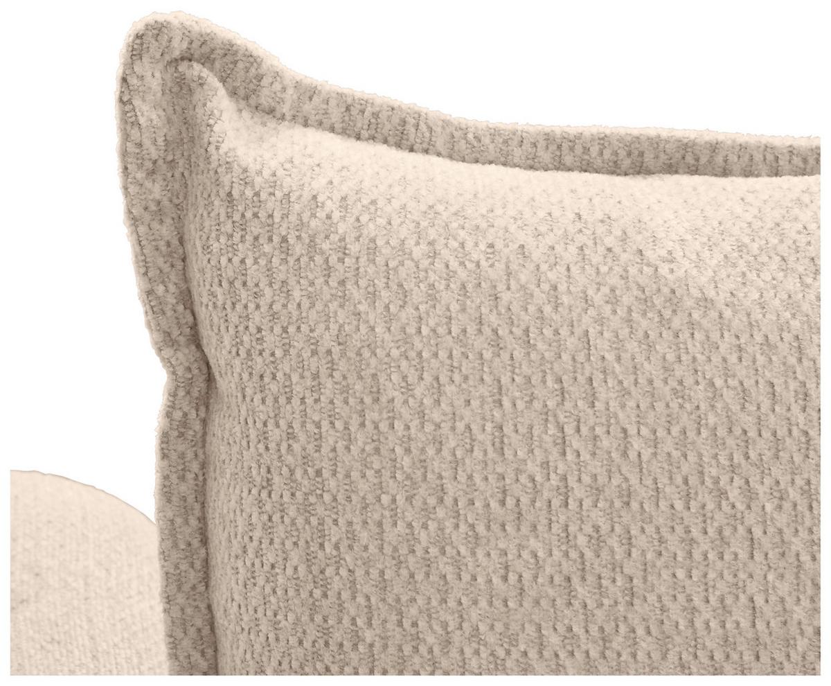 Schlafsofa Siena - Beige/Schwarz, KONVENTIONELL, Textil (245/85/92cm) - Livetastic