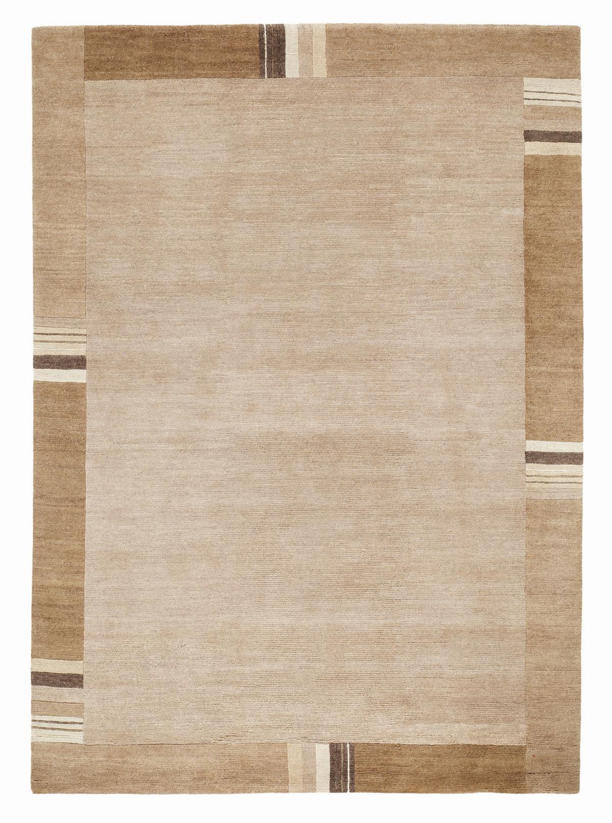 Orientalischer Webteppich Hellbraun 200x140 Cm - Hellbraun, Basics, Textil (140/200cm) - Cazaris