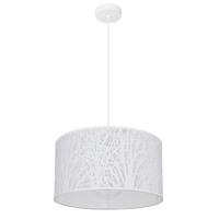 Hängeleuchte Leif - Weiß, Design, Kunststoff/Metall (38/120cm) - Globo