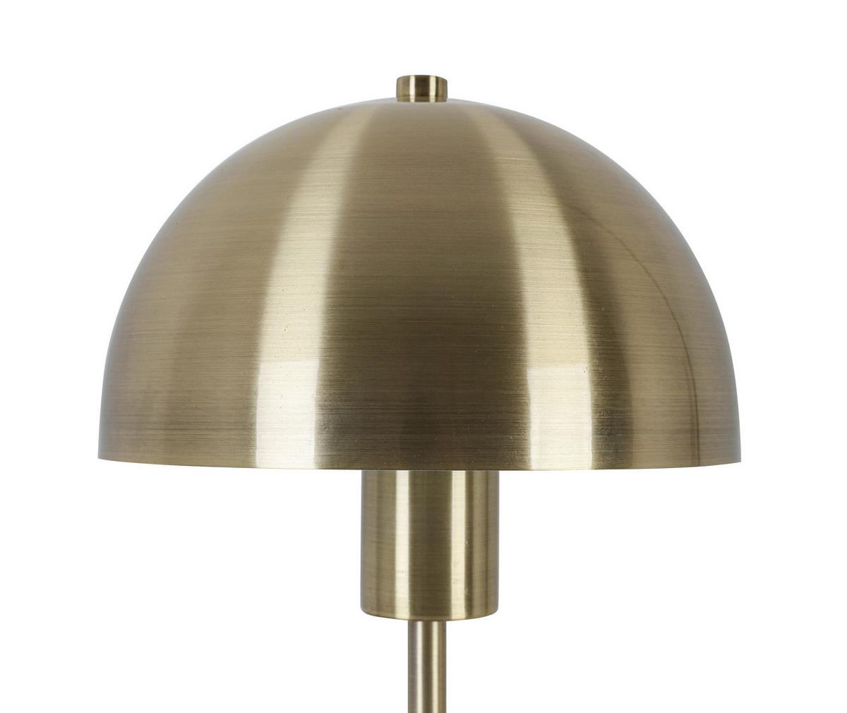 STOLNÁ LAMPA MUSCH - čierna/mosadzná, Modern, kov/plast (18/30cm) - Mömax