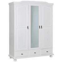 Šatní skříň KAPPL šířka 150cm - bílá, Konvenční, dřevo (150/198/56cm) - MID.YOU