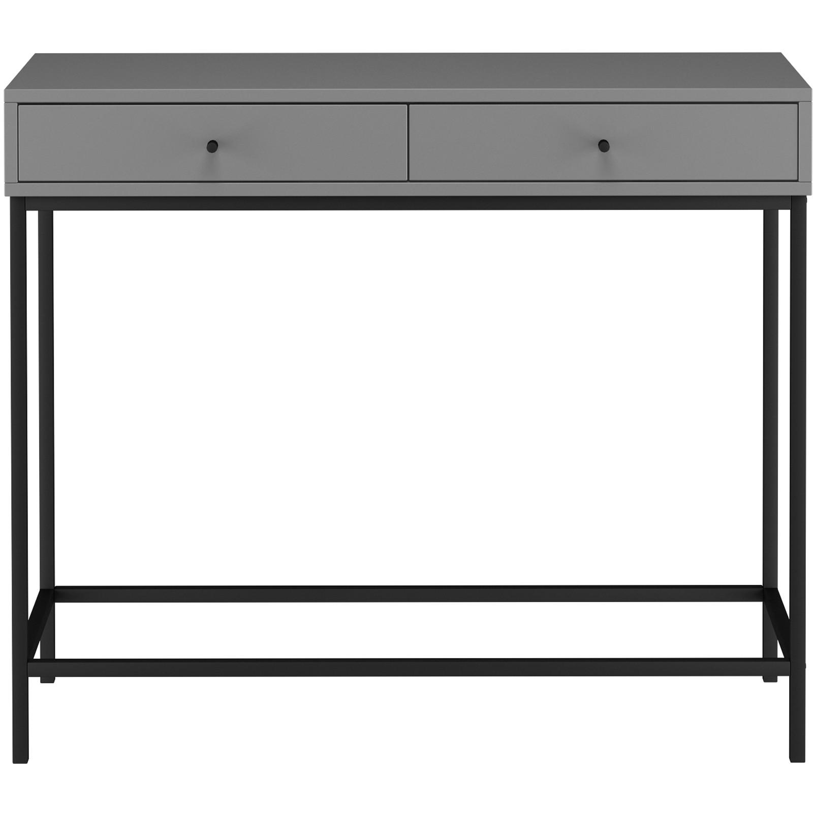 Konsole Celine Grau 90 cm - Schwarz/Grau, Design, Holzwerkstoff (90/76/35cm) - MID.YOU