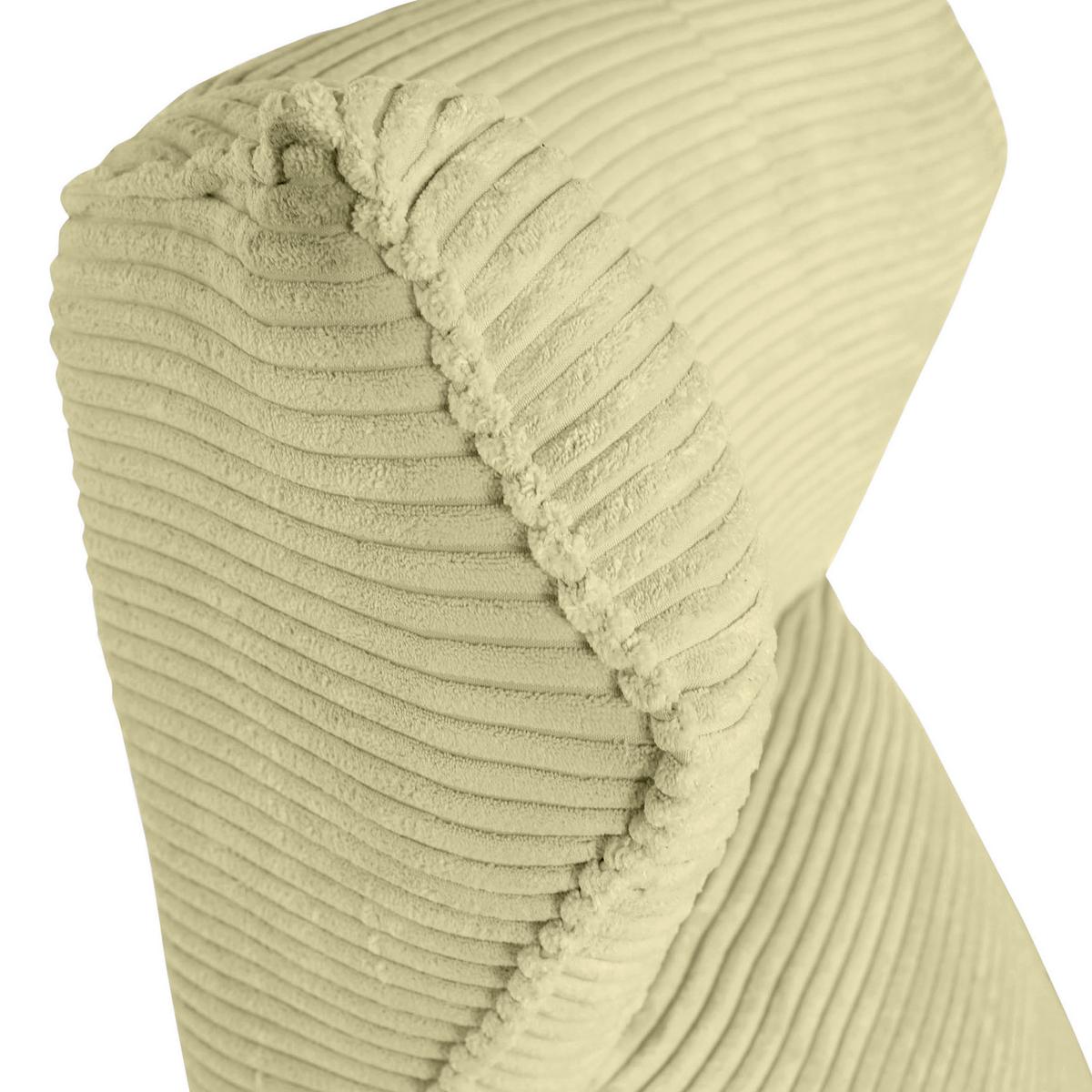 Ohrensessel Lorris, Hellgrün B: 83 cm - Schwarz/Hellgrün, KONVENTIONELL, Textil (83/110/92cm) - MID.YOU