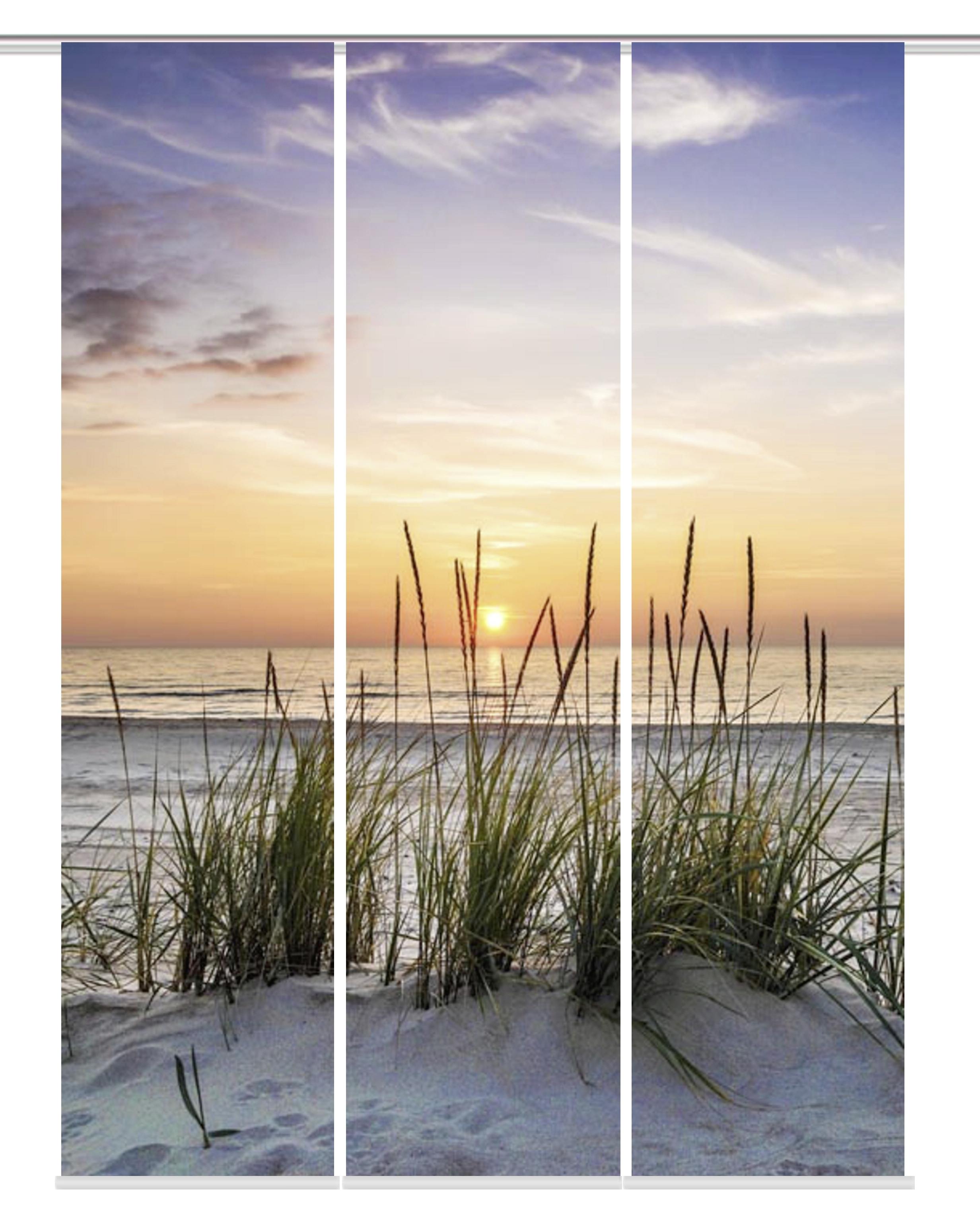 Flächenvorhang mit Abendstimmung