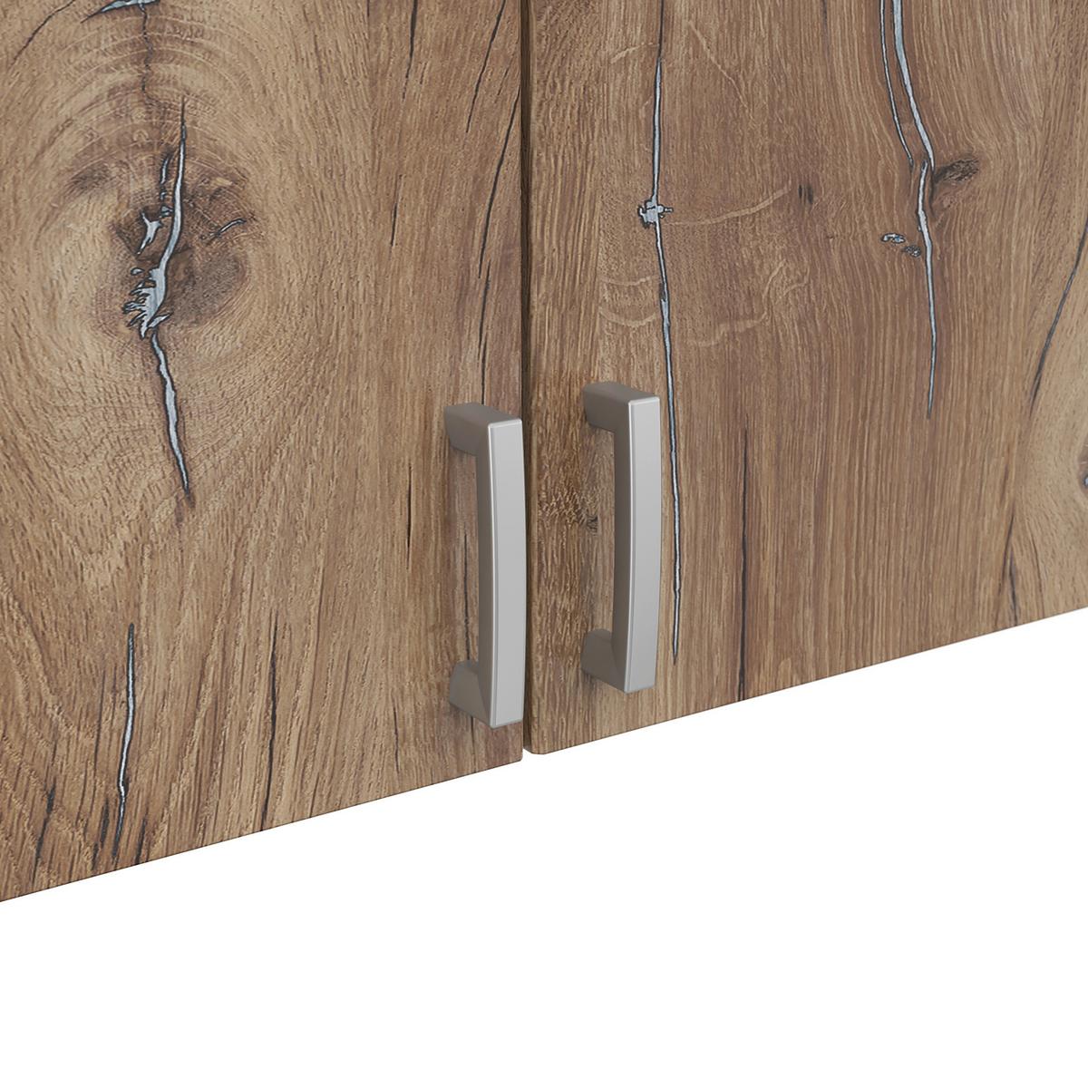 Aufsatzschrank 91 Cm Brando Eiche Dekor - Eichefarben, KONVENTIONELL, Holzwerkstoff (91/39/54cm)