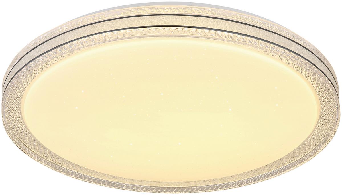 Led Mennyezeti Lámpa Beate - opál/fehér, Modern, műanyag/fém (49/7,5cm) - Luca Bessoni