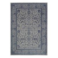 Webteppich Denver - Blau/Dunkelgrau, Design, Textil (65/130cm) - Musterring
