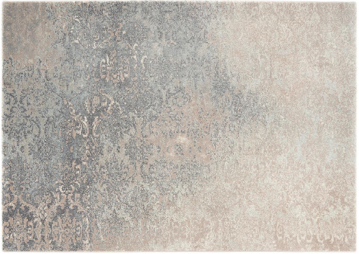 Vintage-Teppich Palermo - Türkis/Braun, Basics, Textil (80/150cm) - Novel