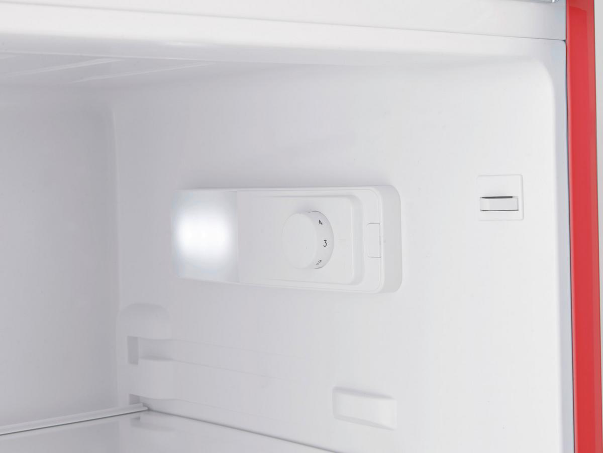 Kühl-Gefrier-Kombination Gk210-2 Fr Rot - Rot, Trend, Kunststoff/Metall (54/143/54,5cm) - PKM