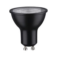 LED-Lampe 28754 GU10, 7 W, 460 lm, tageslichtweiß, dimmbar - Schwarz, Design (5,1/5,1/5,4cm) - Paulmann