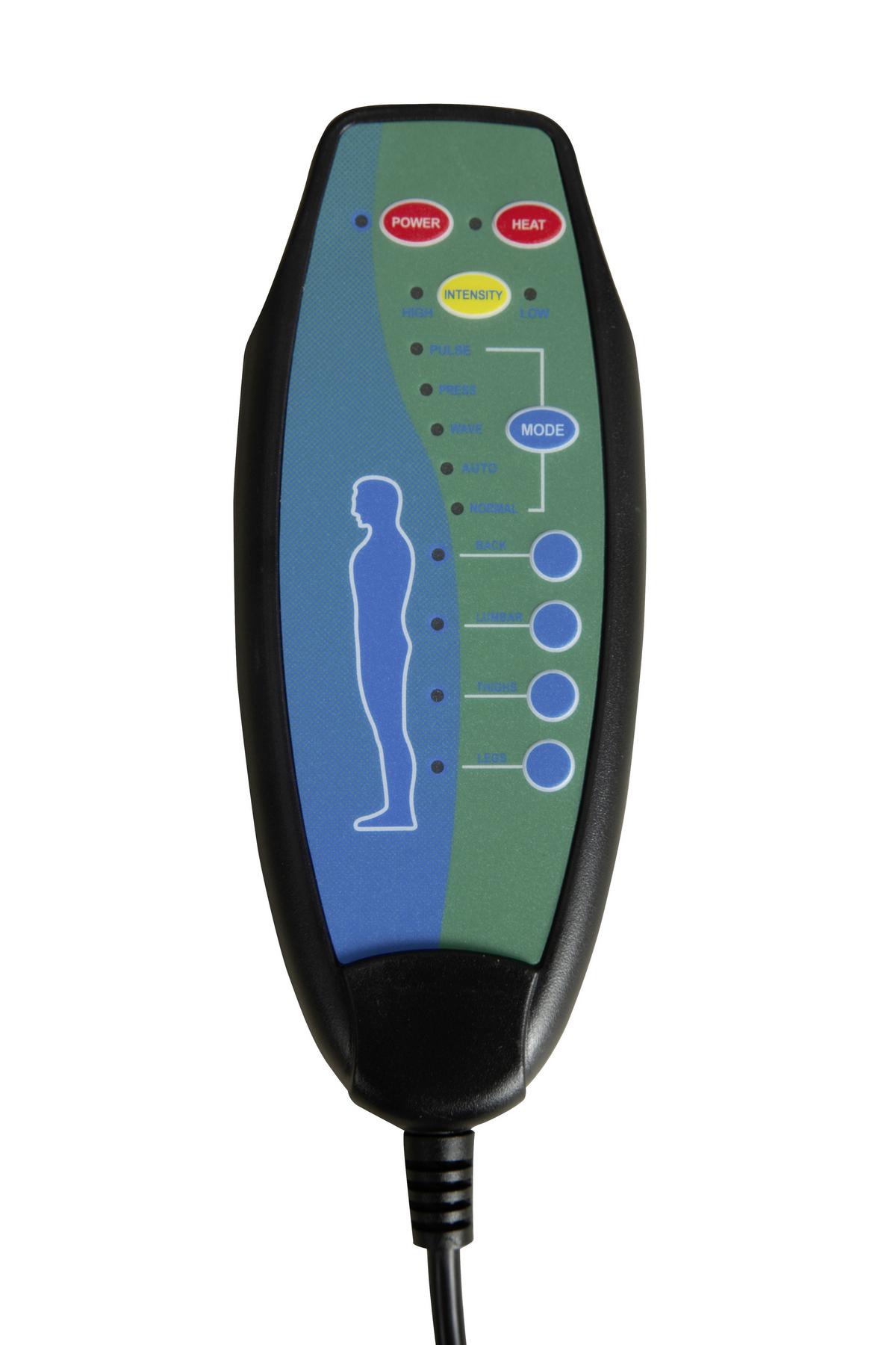 Massagesessel Bob - Schwarz, MODERN, Textil (86/110/96cm) - P & B