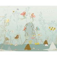 Fototapete Mermaids - Multicolor, Trend, Papier (300/280/1cm)