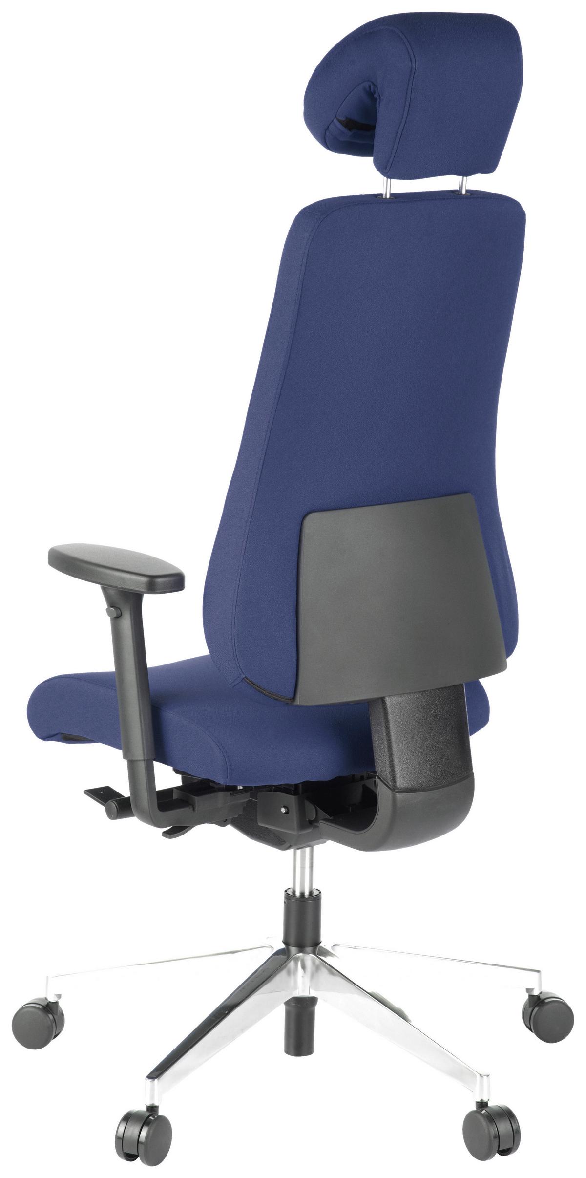 Drehstuhl Pro-Tec 400 Dunkelblau - Dunkelblau, MODERN, Kunststoff/Textil (70/148/65cm) - MID.YOU