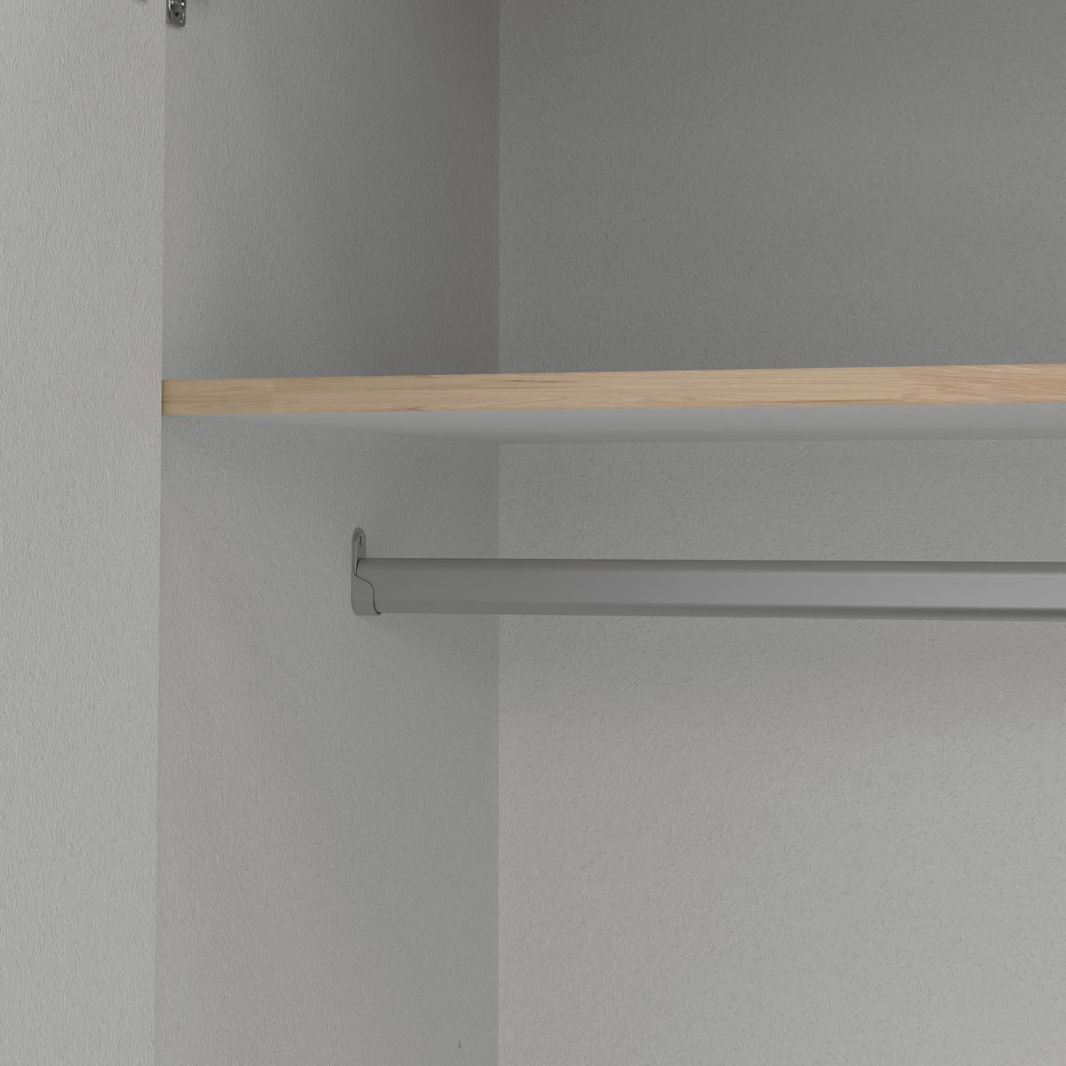 Kleiderschrank Sprint, Eichefarben,b: 195,5cm - Eichefarben, Basics, Holzwerkstoff (195,5/200,4/49,6cm) - MID.YOU