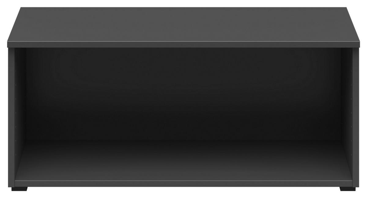 Felsőpolc Multistauraum - grafitszürke, Modern, faalapú anyag (80/35/40cm) - Carryhome