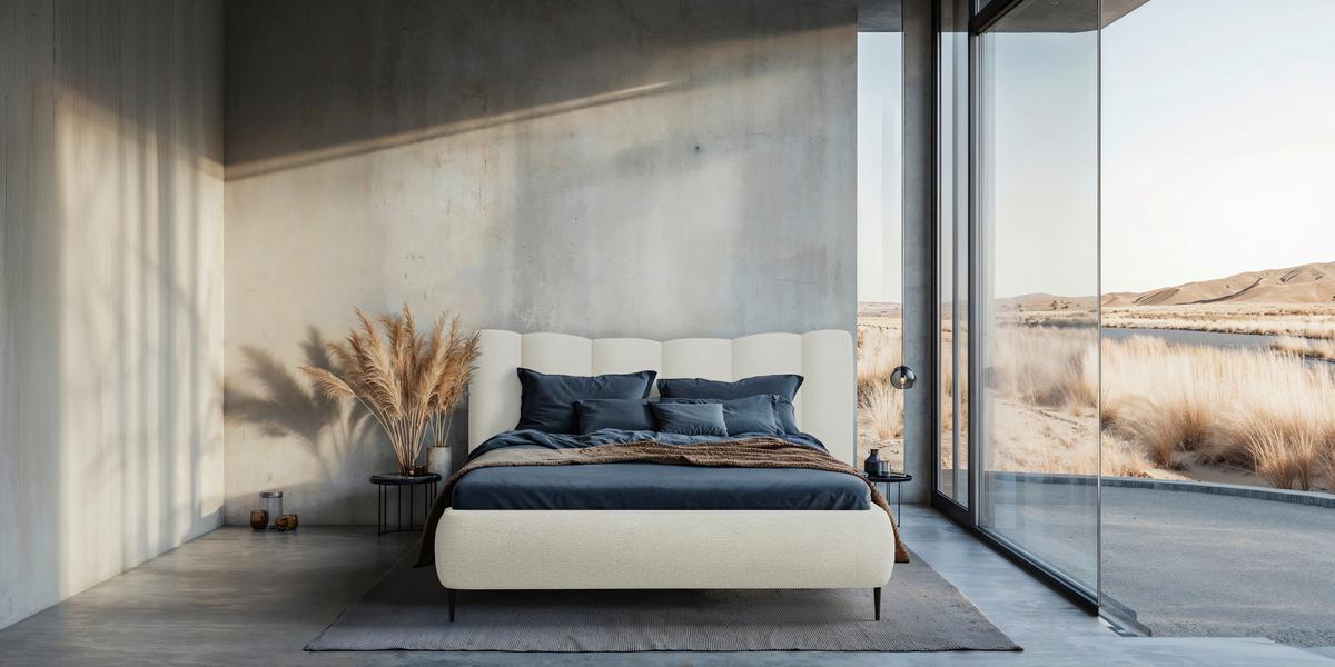 Polsterbett Nook 180x200 Cm Creme - Creme, MODERN, Holz/Holzwerkstoff (180/200cm) - MID.YOU