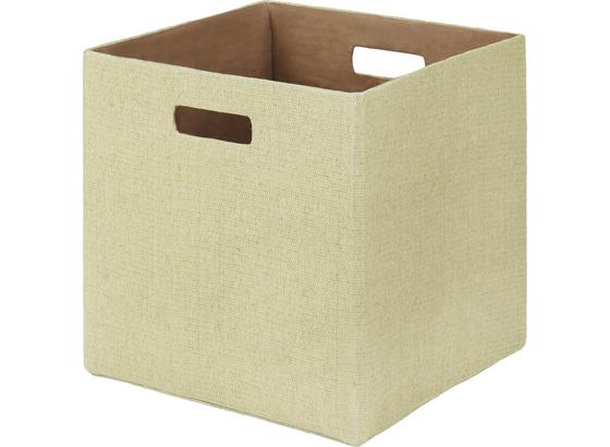 Skladací Box Bobby - béžová, Moderný, plast/papier (33/33/32cm) - Mömax modern living Skladací Box Bobby - béžová, Moderný, plast/papier (33/33/32cm) - Mömax modern living