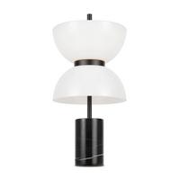 Tischleuchte Kyoto - Schwarz, MODERN, Stein/Metall (22/46cm) - MAYTONI