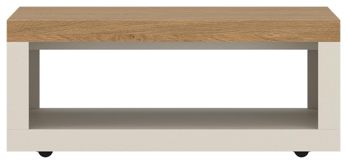 Vitrine Naxxar Eichefarben/kaschmir B: 106 Cm - Kaschmir/Eichefarben, Trend, Holzwerkstoff/Kunststoff (106/44,7/64,6cm)